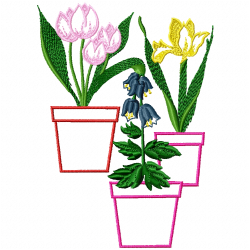 Flowers And Tree Embroidery Design 10 Flowers And Tree Embroidery Design 10
